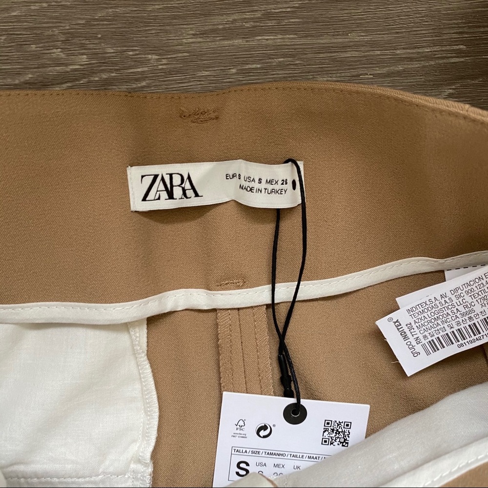 Zara Wide Leg Belted Pants - Picture 13 of 13